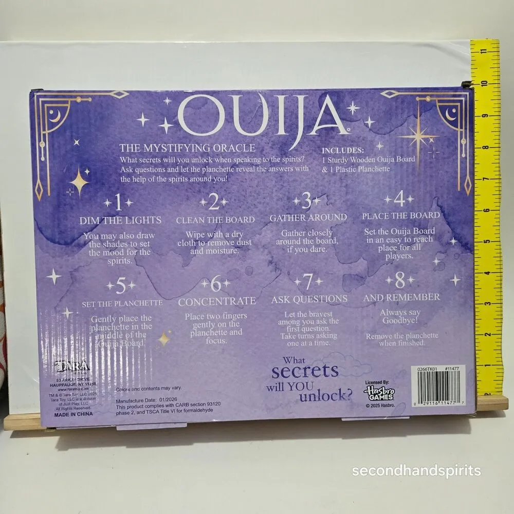 OUIJA BOARD! GIRLY POP PINK OUIJA! Hasbro SUMMERWEEN! HALLOWEEN!